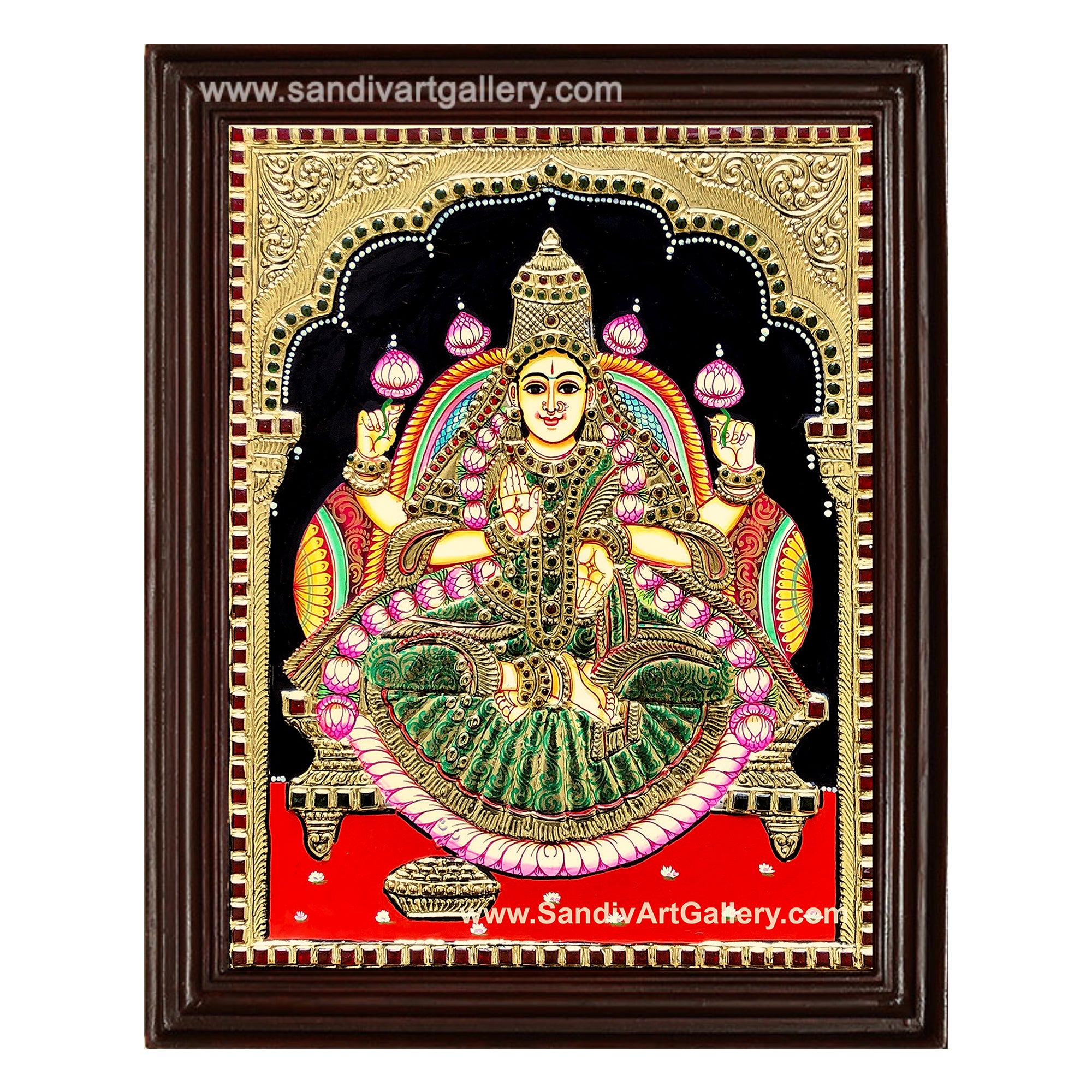 Aishwarya Lakshmi Tanjore Painting
