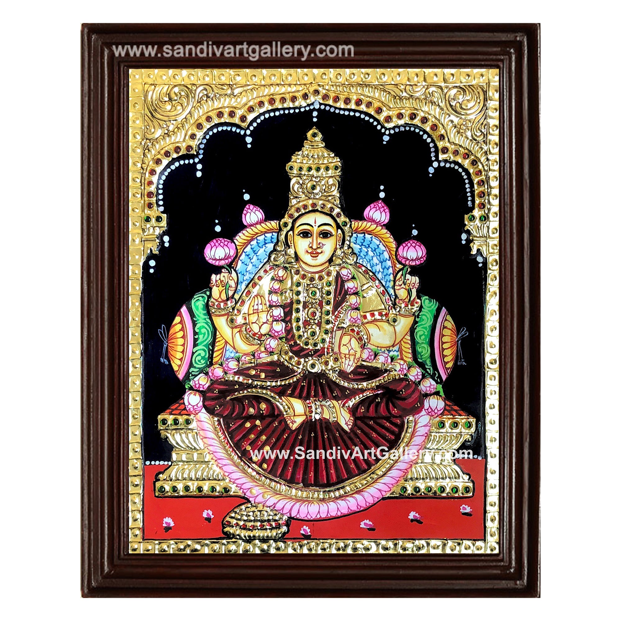 Iswarya Lakshmi Tanjore Painting