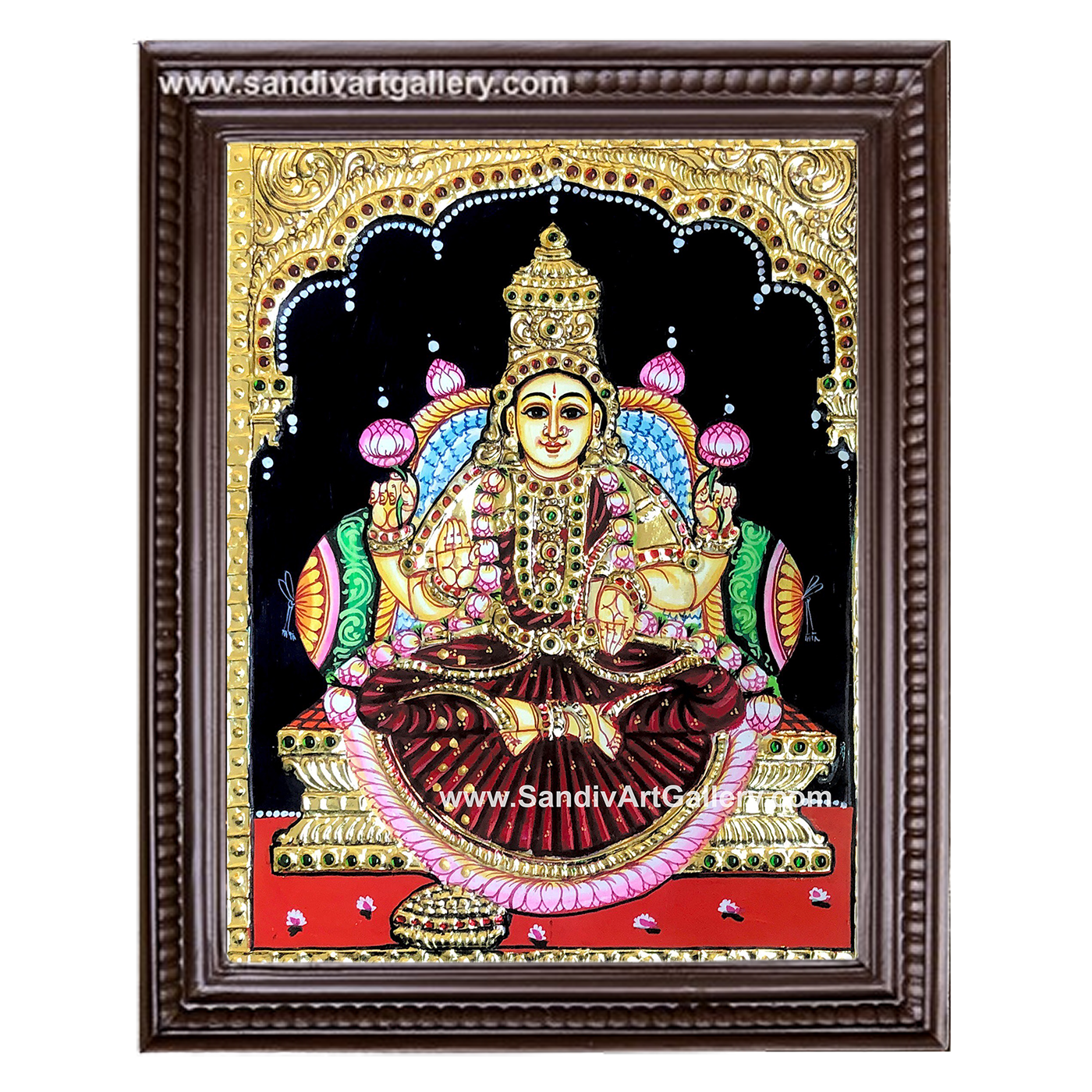 Iswarya Lakshmi Tanjore Painting