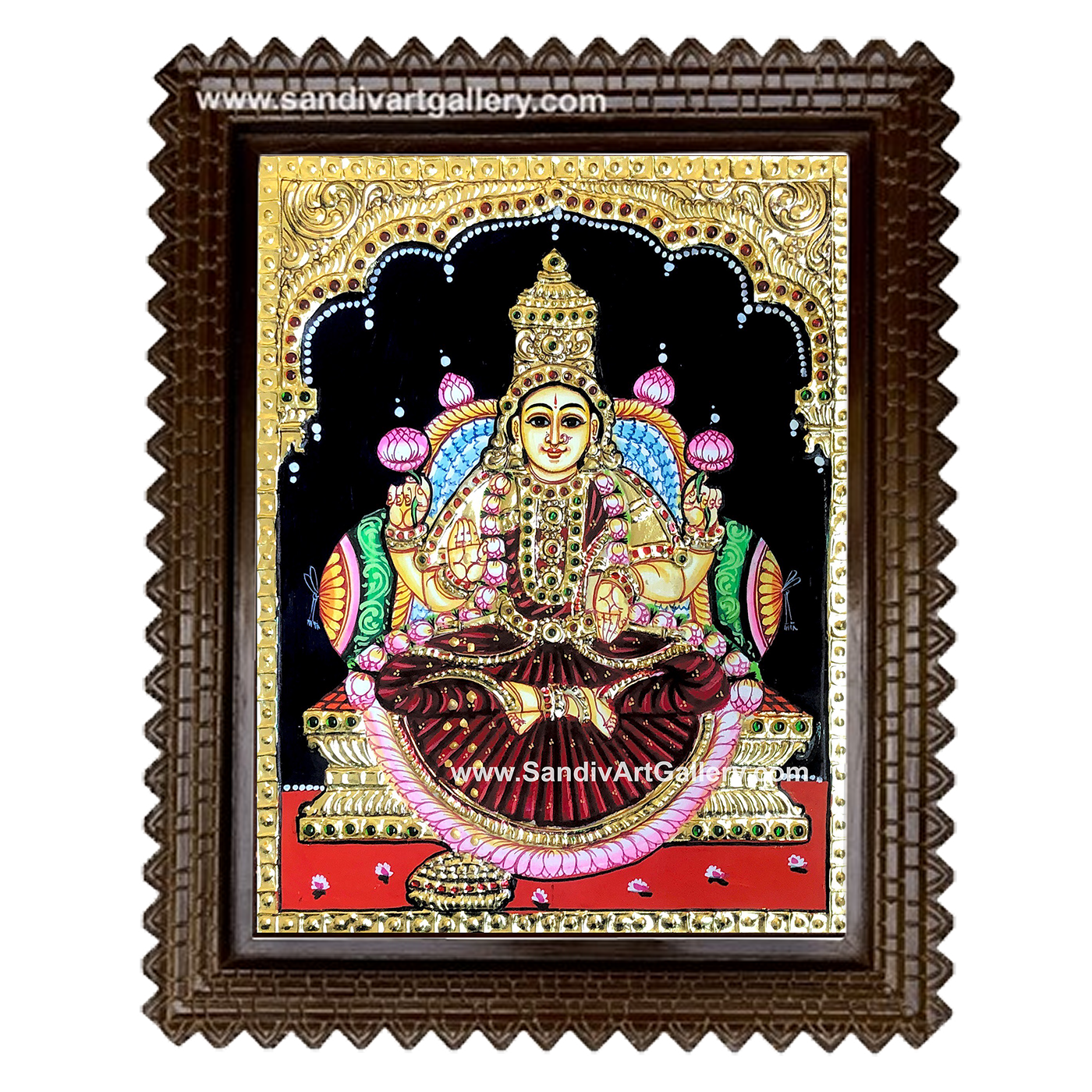Iswarya Lakshmi Tanjore Painting
