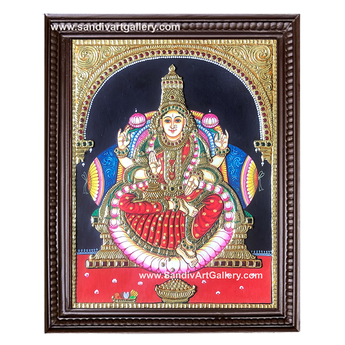 Lakshmi Devi Tanjore Painting1