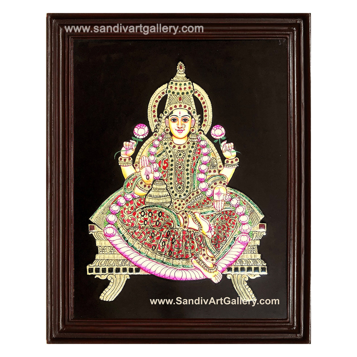 Lakshmi Devi Tanjore Painting2