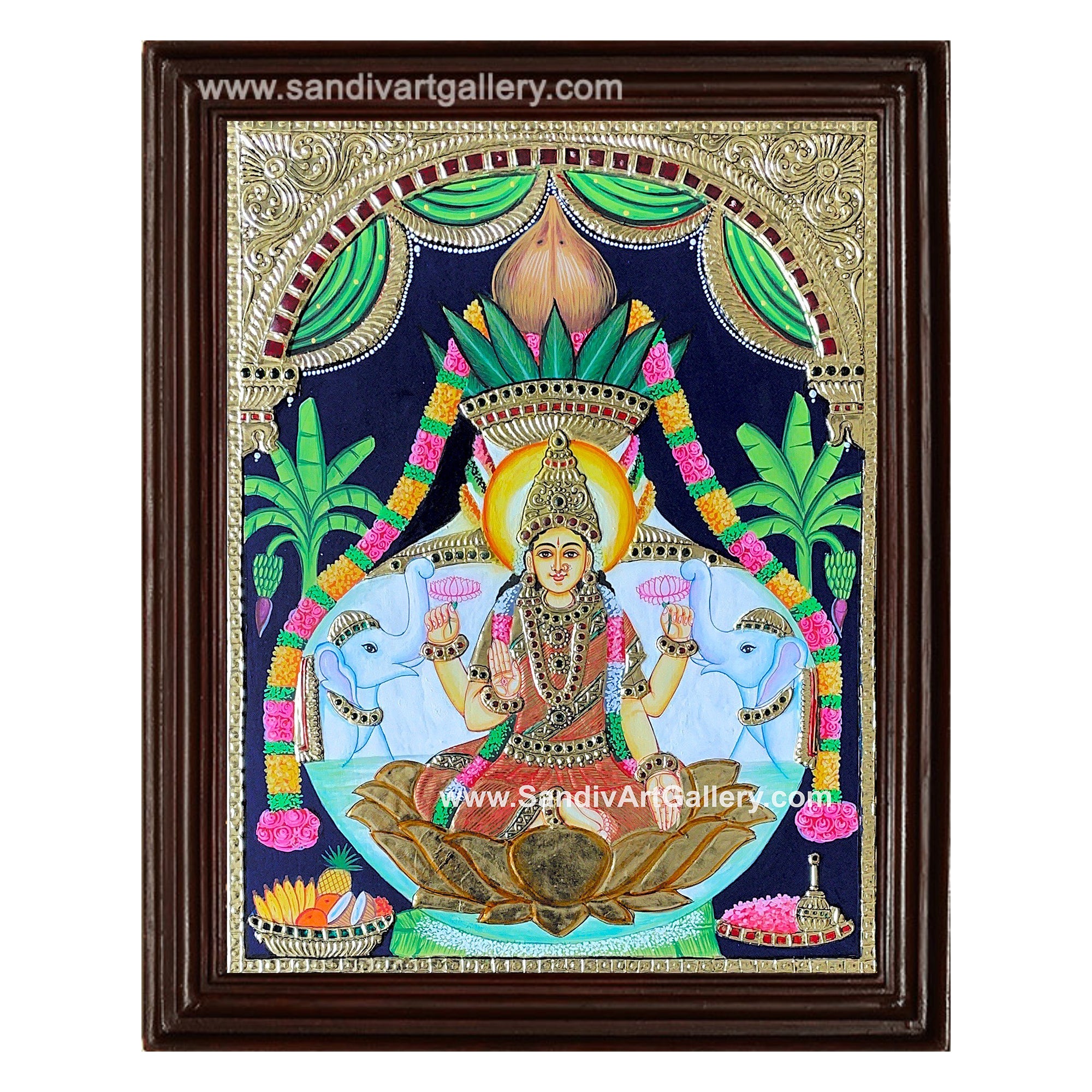 Varalakshmi Tanjore Painting