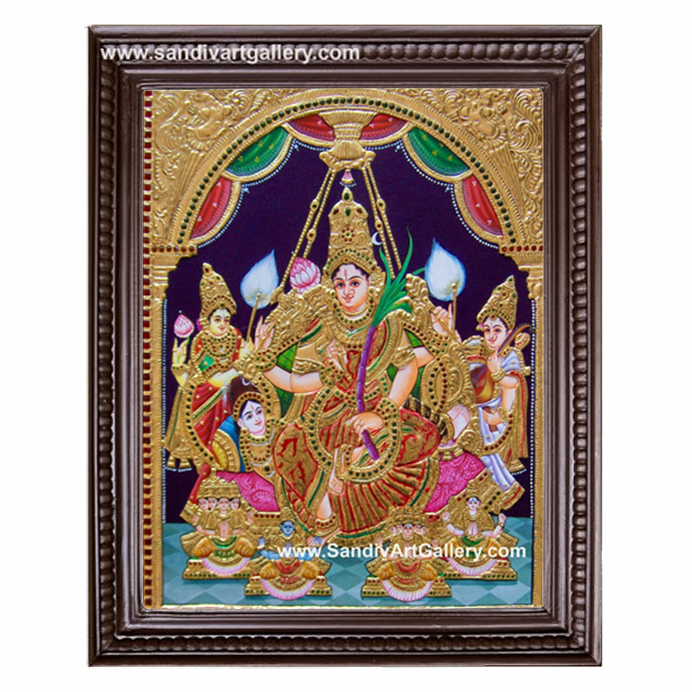 Lalitha Devi Tanjore Painting