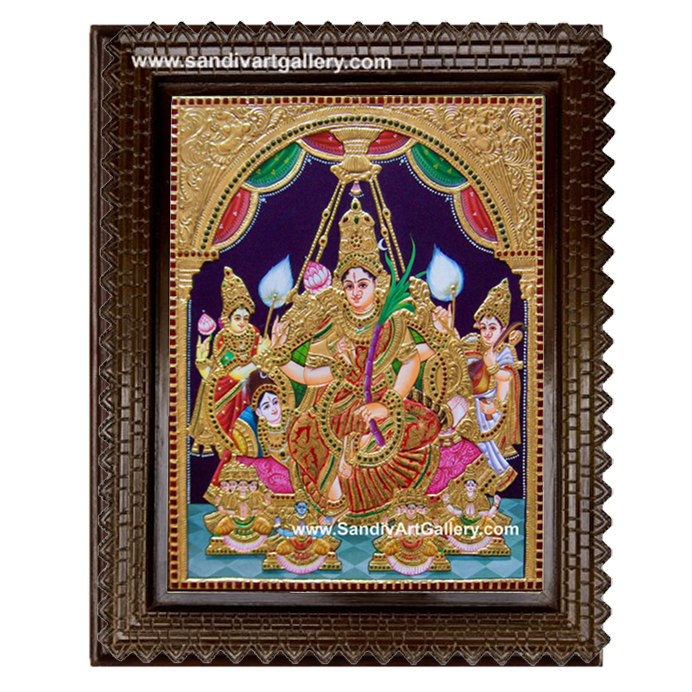 Lalitha Devi Tanjore Painting