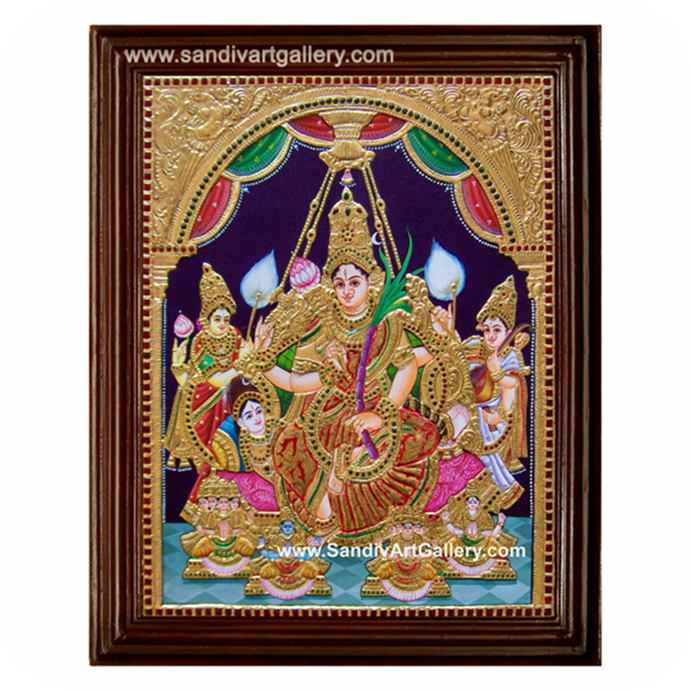 Lalitha Devi Tanjore Painting