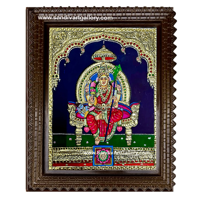 Lalitha Devi Tanjore Painting1