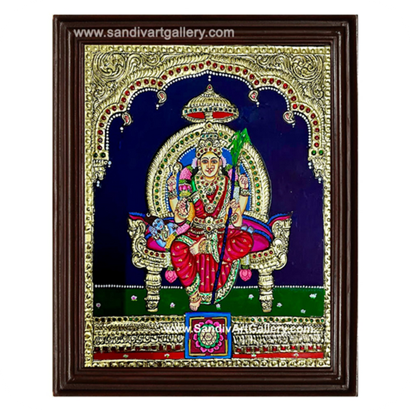 Lalitha Devi Tanjore Painting1