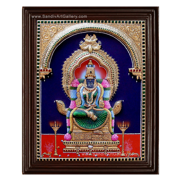 Lalithambigai Semi Embossed Tanjore Painting