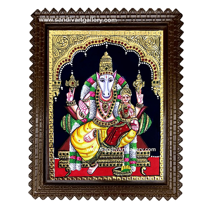 Lakshmi Hayagreeva Tanjore Painting