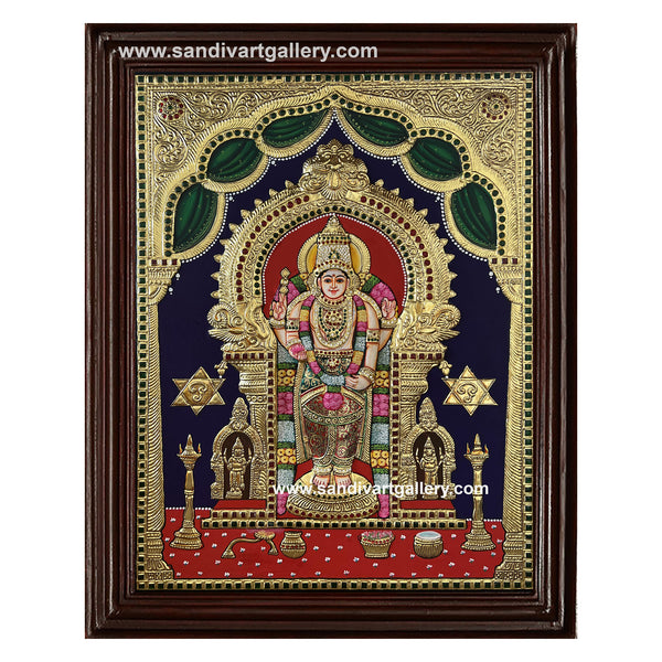Murugan Embossed Tanjore Painting