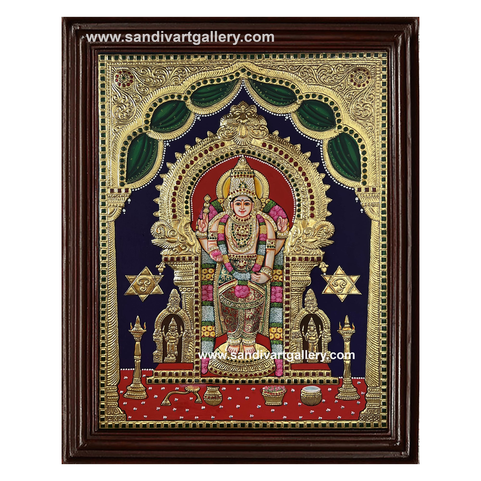 Murugar 3D Tanjore Painting