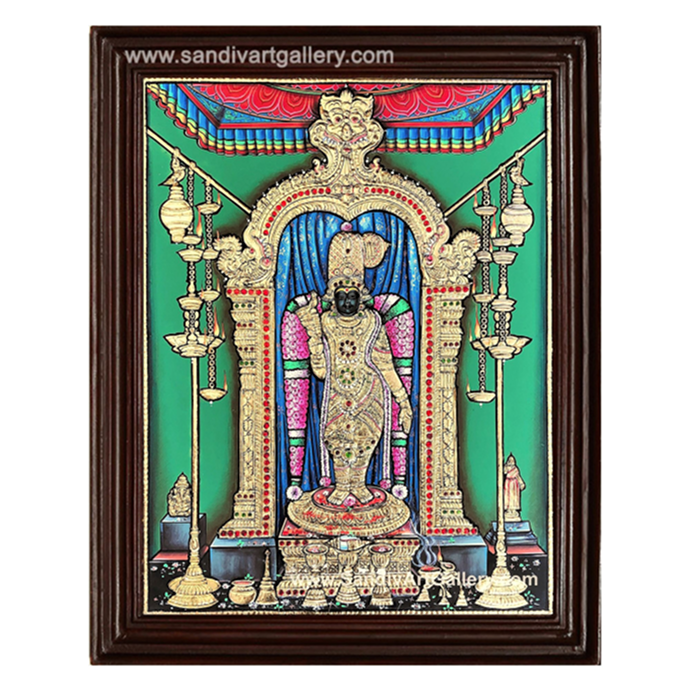 Meenakshi Amman Tanjore Painting 1