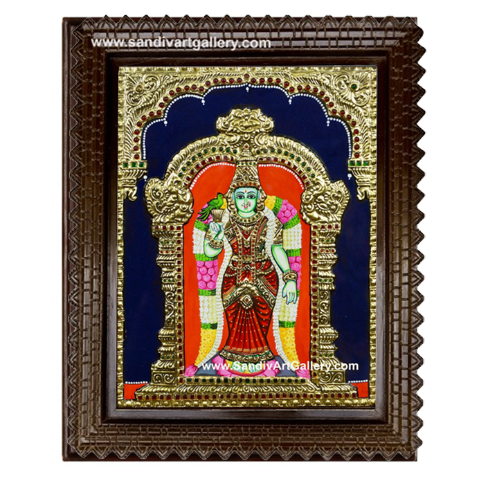 Meenatchi Amman Tanjore Painting