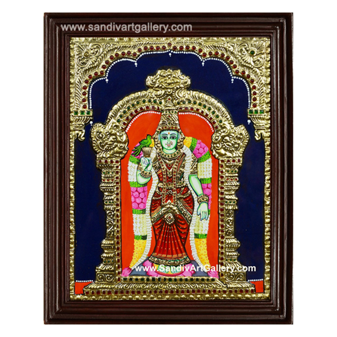 Meenatchi Amman Tanjore Painting