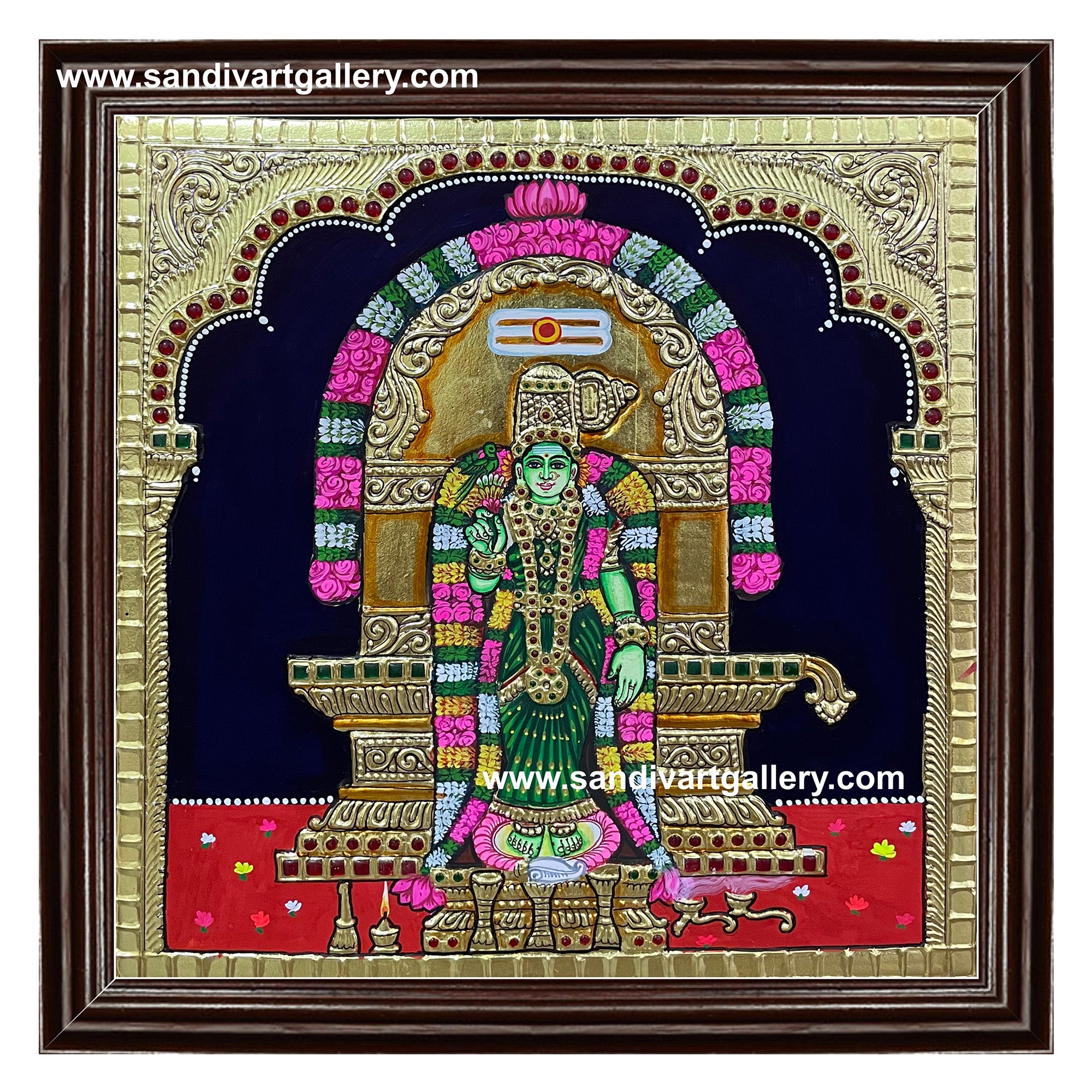 Meenakshi Tanjore Painting