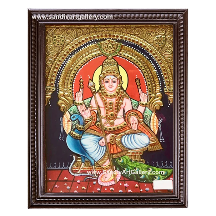 Murugan Tanjore Painting 5