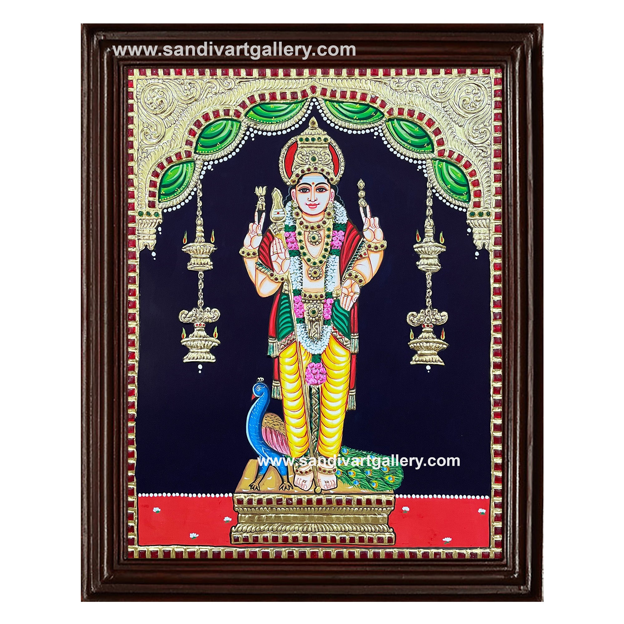 Murugar Tanjore Painting