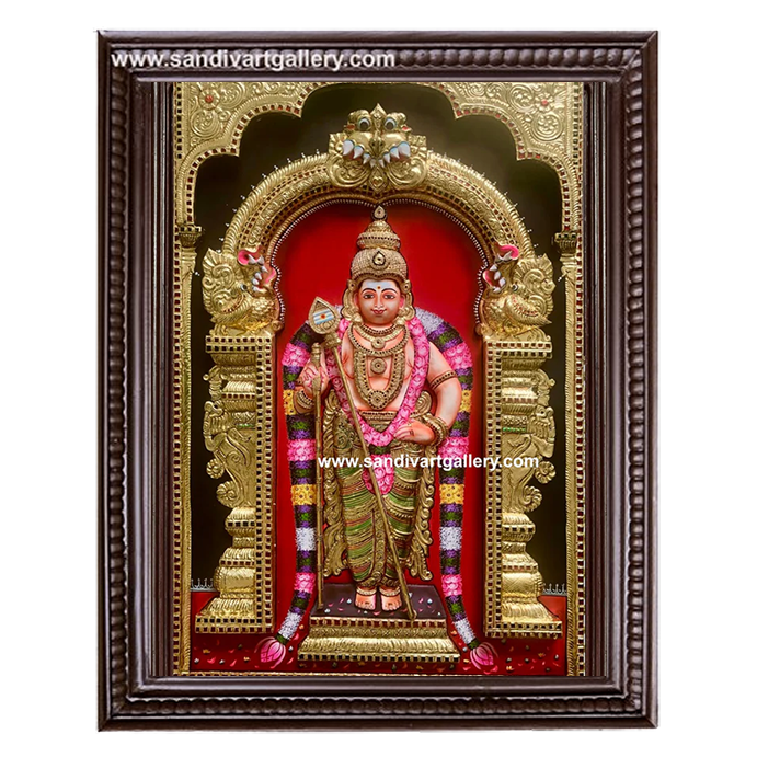 Murugan 3D Tanjore Painting 1