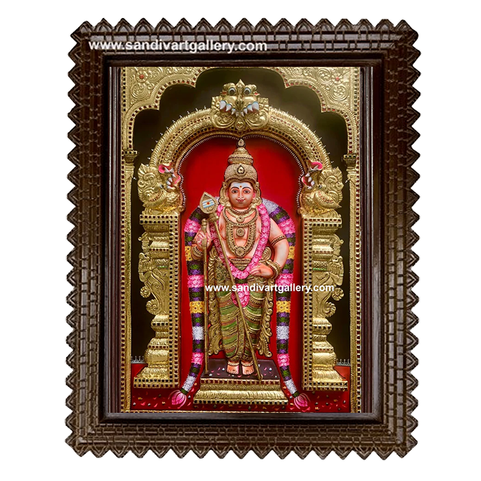Murugan 3D Tanjore Painting 1
