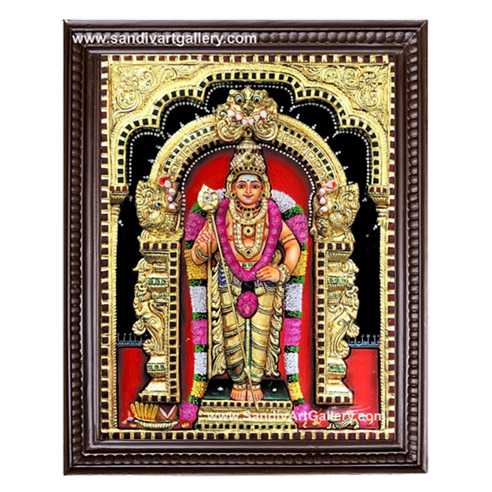 Murugar 3D Embossed Tanjore Painting 1