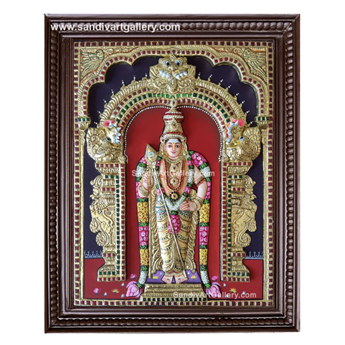 Murugar 3D Embossed Tanjore Painting 2