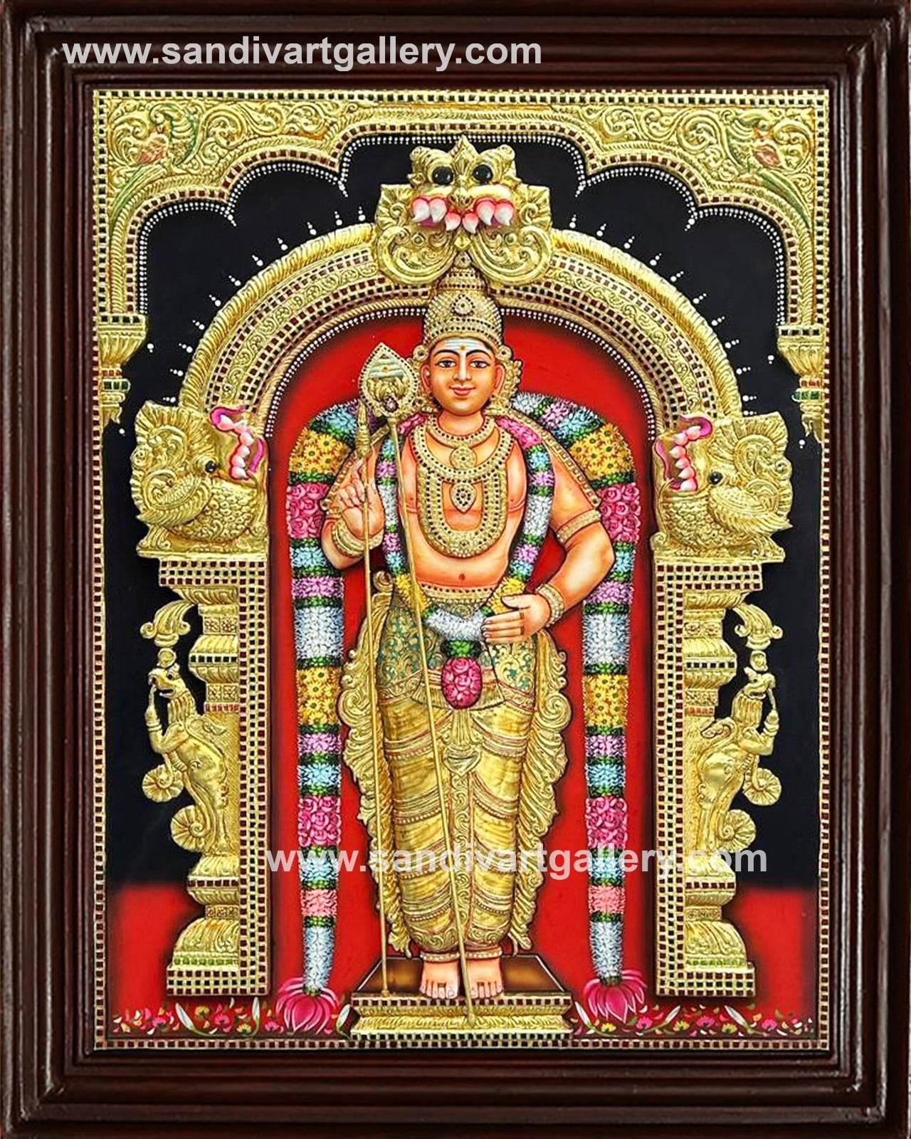 Murugar 3D Tanjore Painting