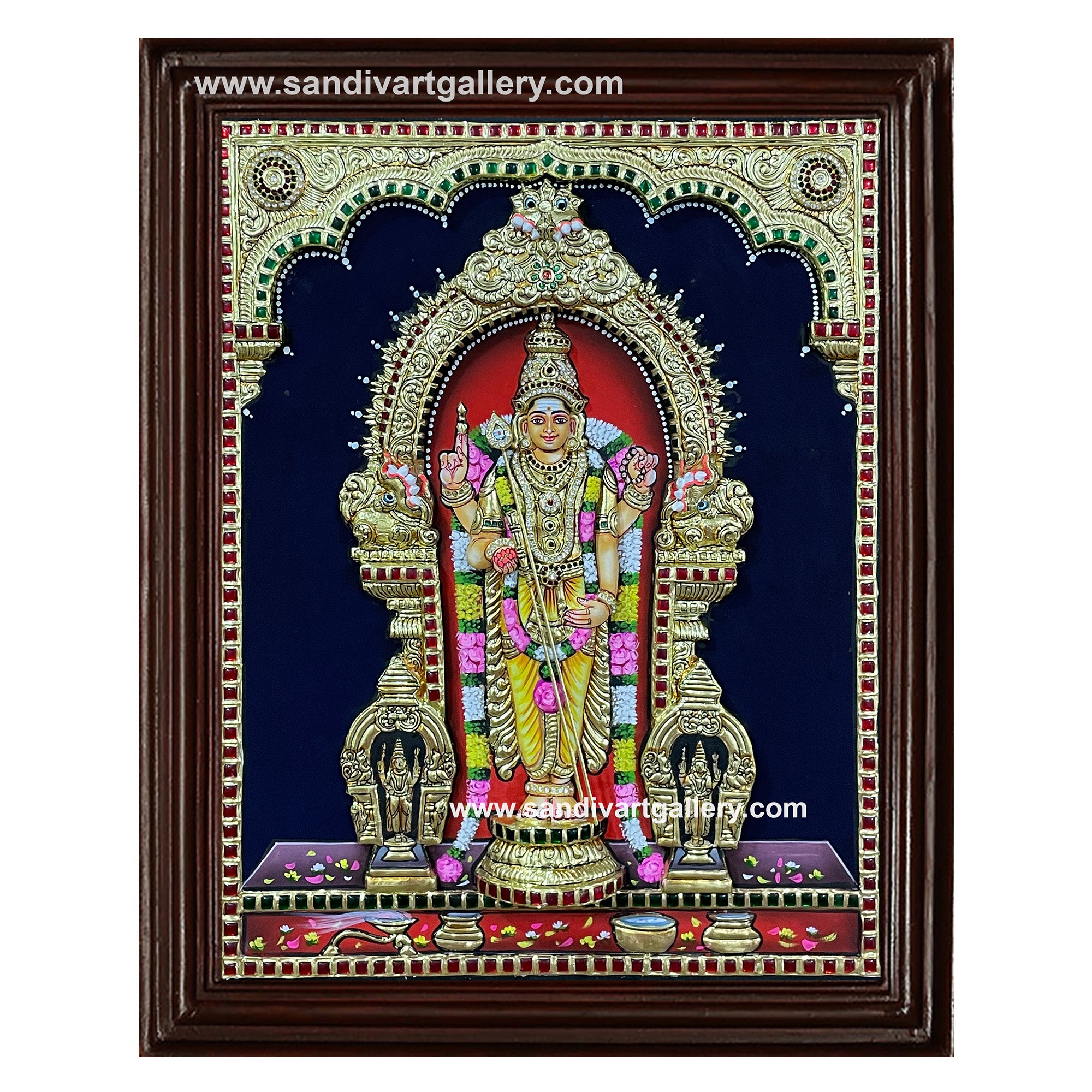 Murugar 3D Tanjore Painting