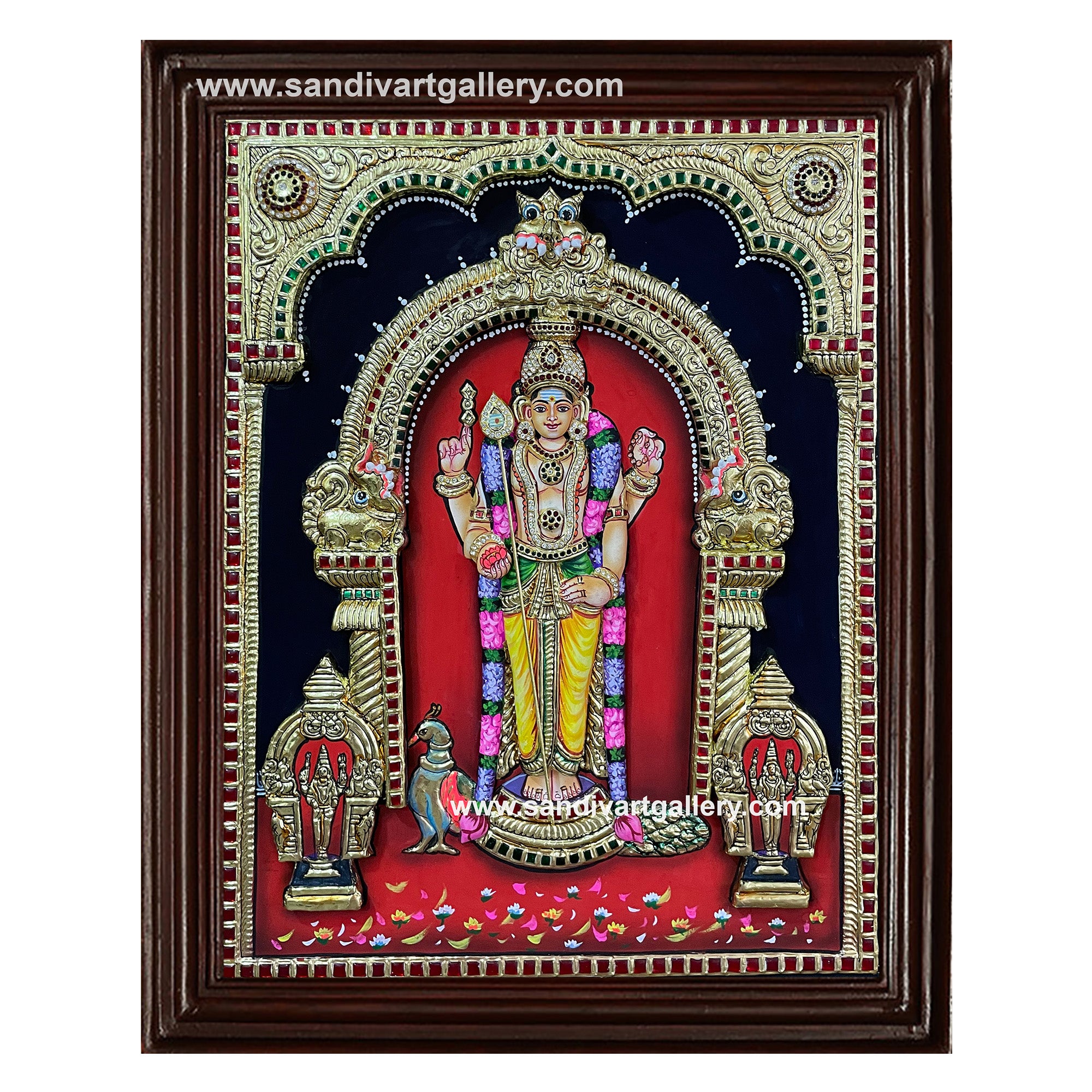Murugar 3D Tanjore Painting