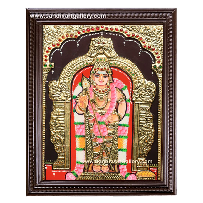 Murugar Tanjore Painting 21