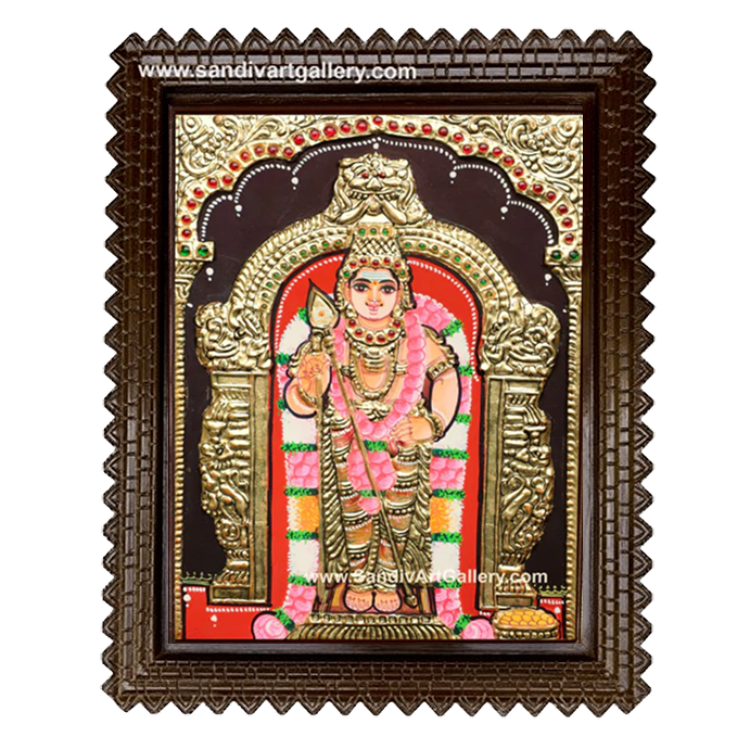 Murugar Tanjore Painting 21