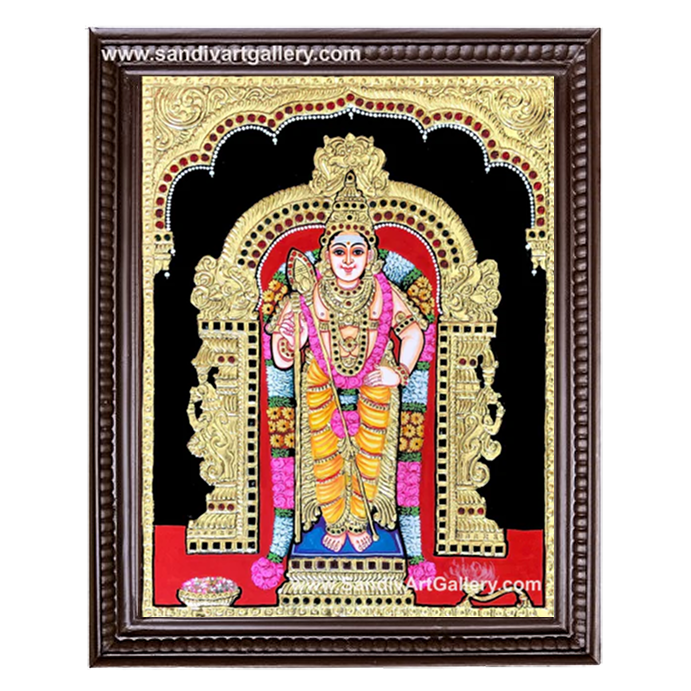 Murugan Tanjore Painting 4