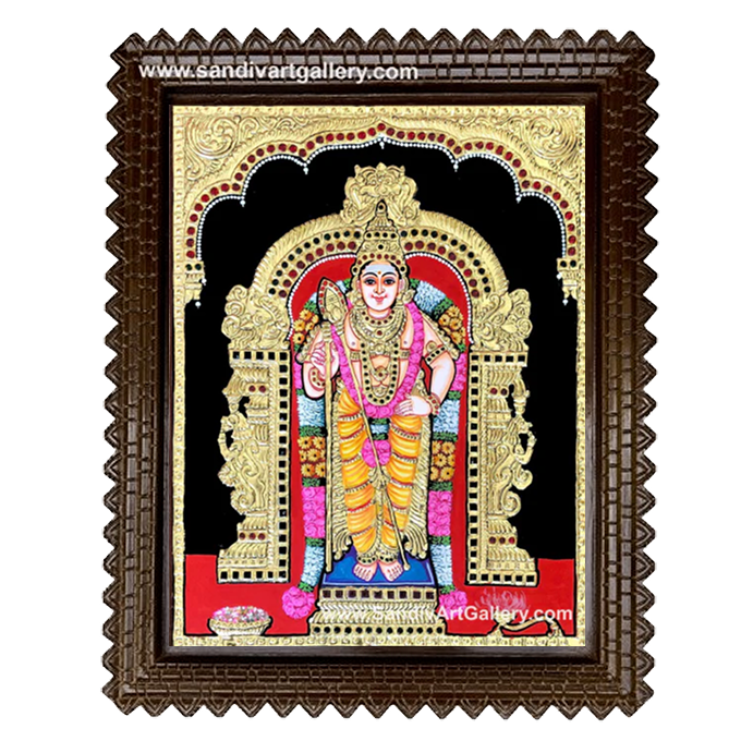 Murugan Tanjore Painting 4