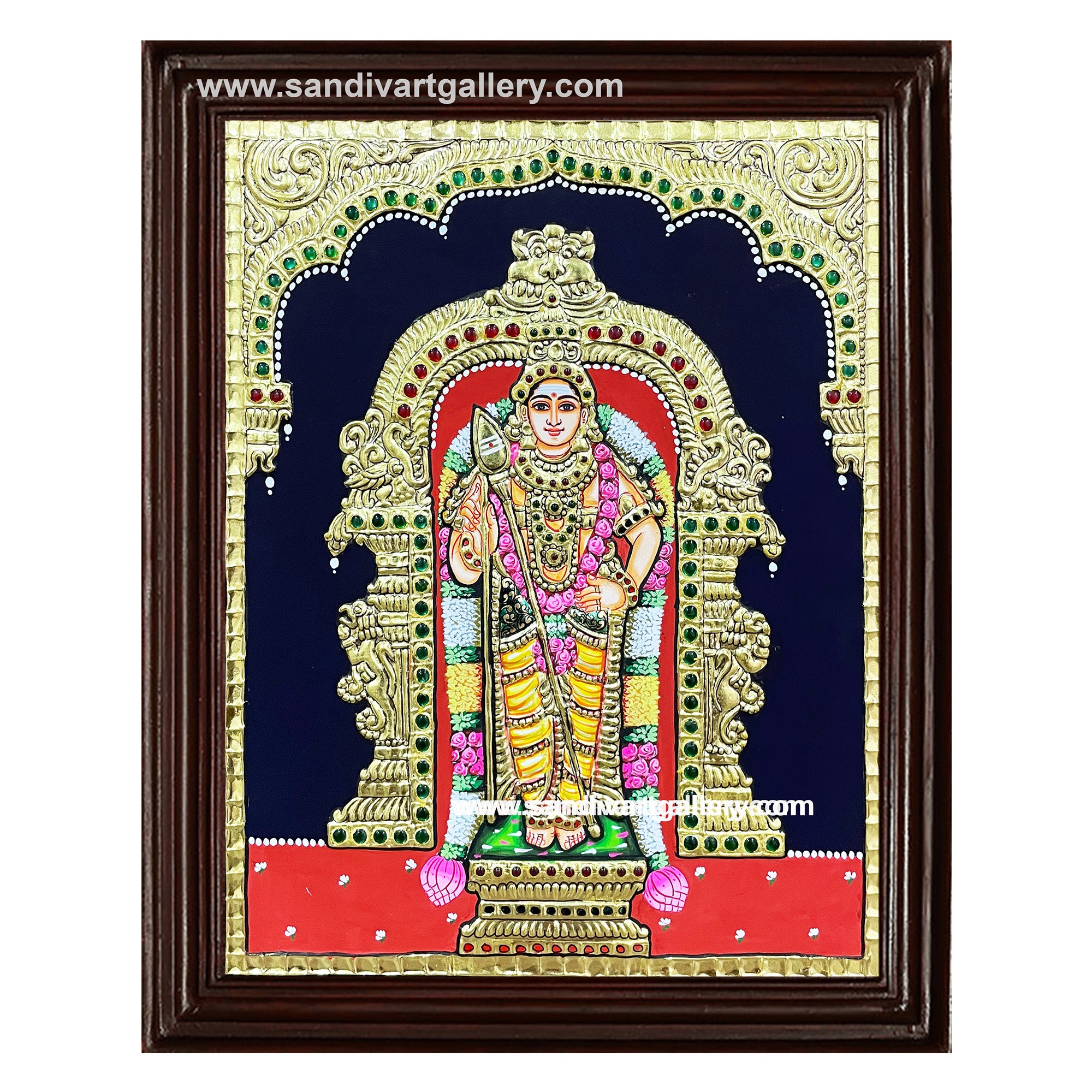 Murugar Tanjore Painting 1
