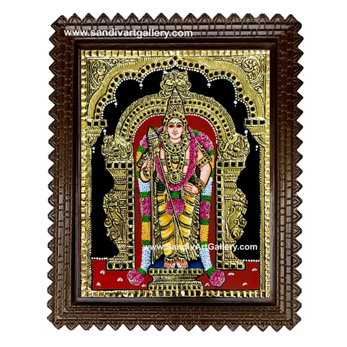 Murugar Tanjore Painting 1