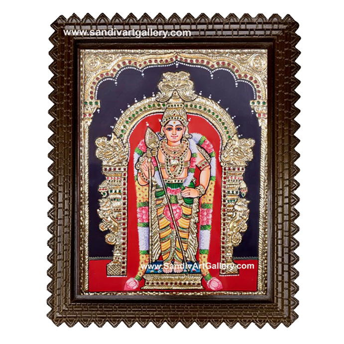 Murugan Tanjore Painting 5