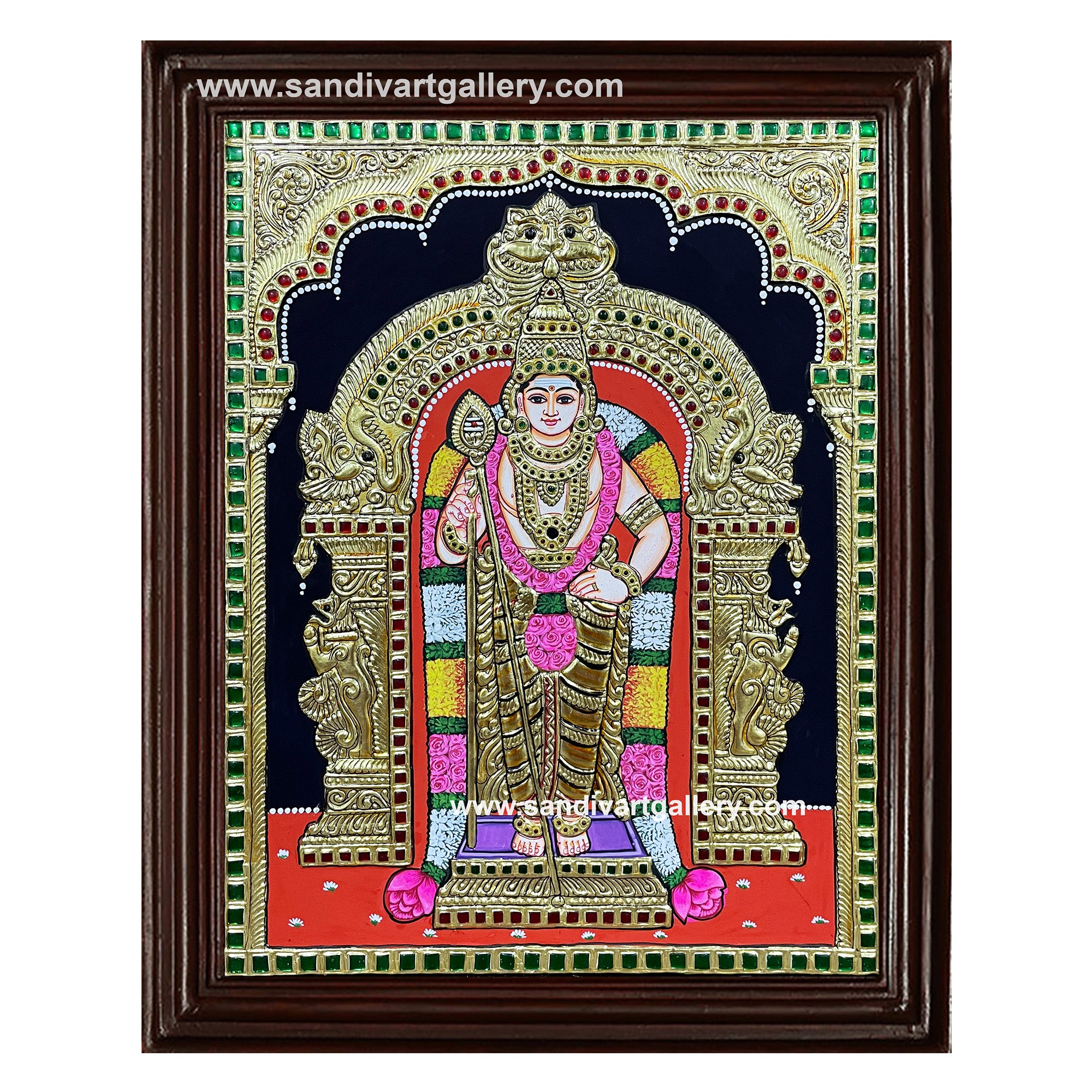 Subramanya Swamy Tanjore Painting 1