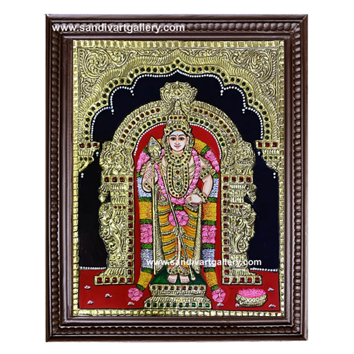 Subramanya Swamy Tanjore Painting 1