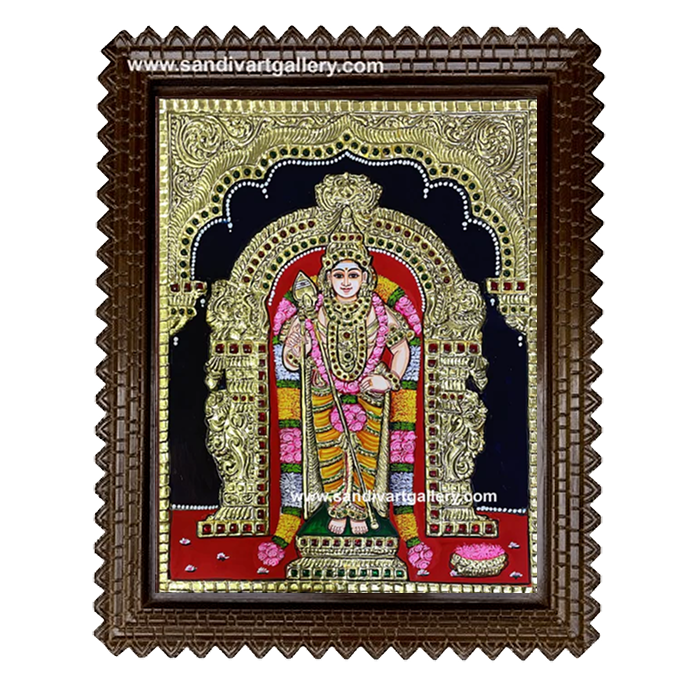 Subramanya Swamy Tanjore Painting 1
