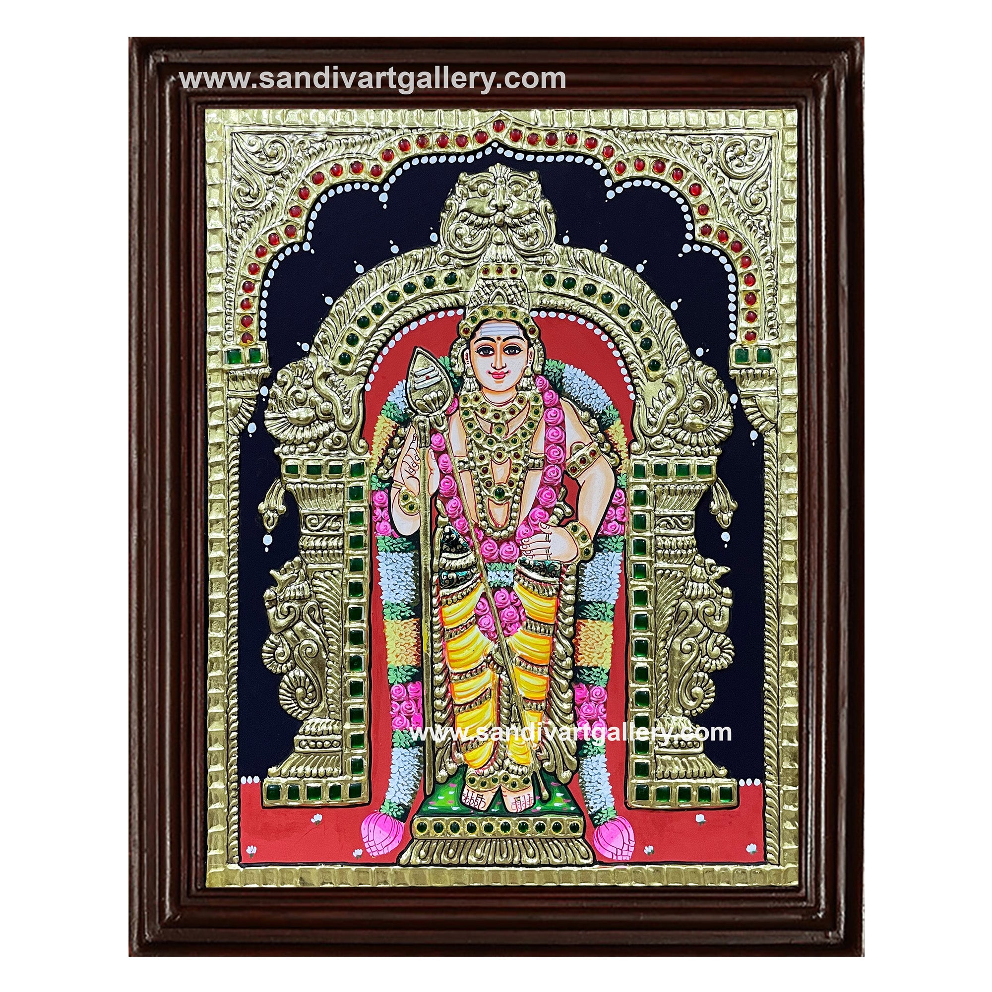 Murugar Tanjore Painting 2