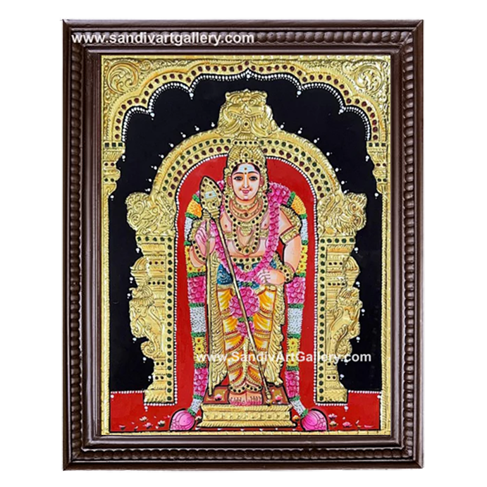 Murugar Tanjore Painting 2