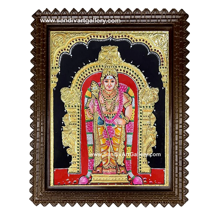 Murugar Tanjore Painting 2
