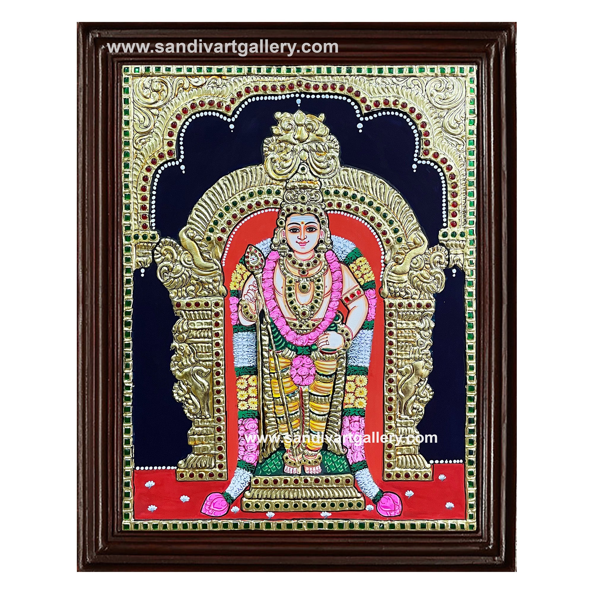 Subramanya Swamy Tanjore Painting 2