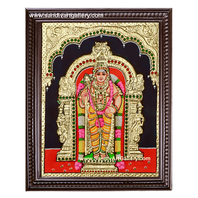 Subramanya Swamy Tanjore Painting 2