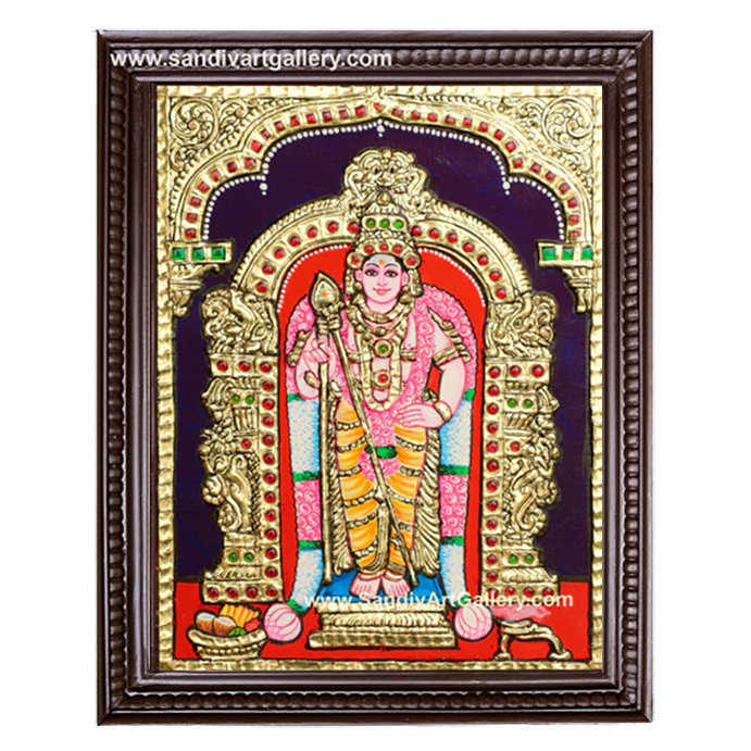 Murugar Tanjore Painting 3