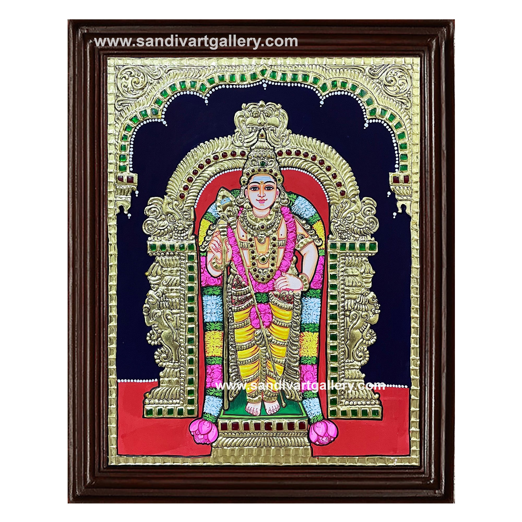 Murugan Tanjore Painting 6