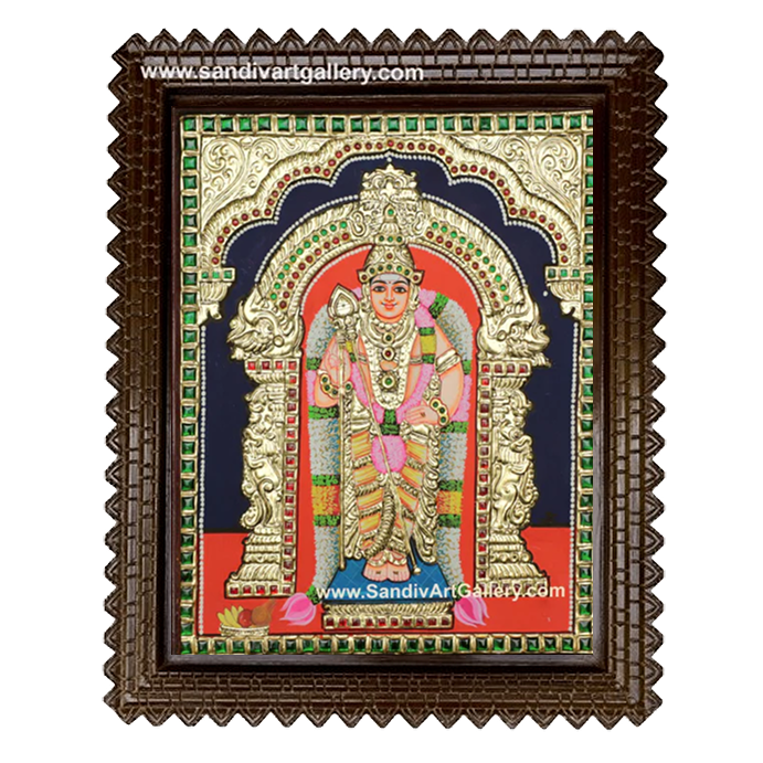Murugan Tanjore Painting 6