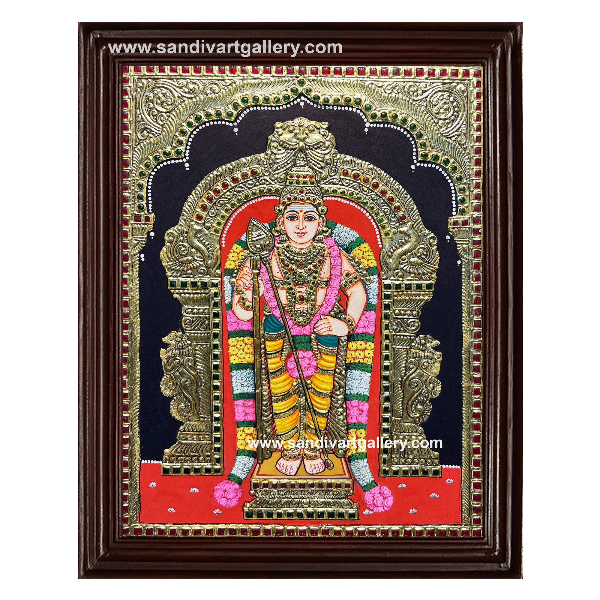 Murugan Tanjore Painting 7