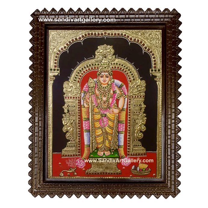 Skanda Tanjore Painting