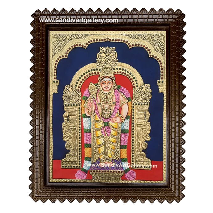 Murugar Tanjore Painting 4